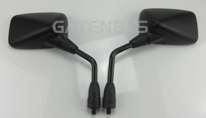 New Black Pair Mirrors For Kawasaki Z 750 Left & Right Z750 Z1000 Z650 - Picture 1 of 9