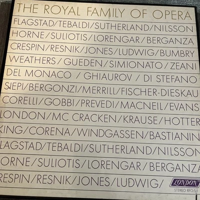 VARIOUS The Royal Family Of Opera 1968 Vinyl LP Box Set London RFO-S-1 - Image 1 of 2