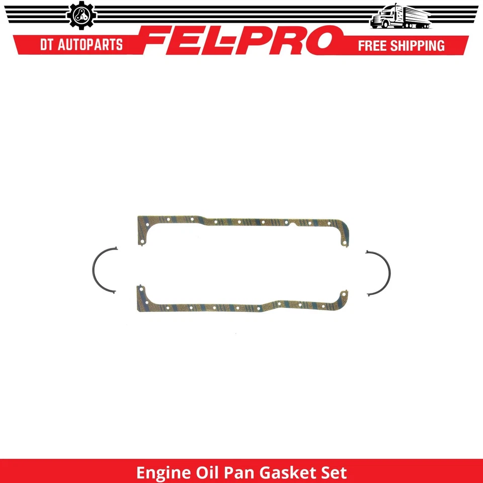 For 1975-1994 Ford F-150 5.0L V8 Engine Oil Pan Gasket Set Fel-Pro 1976 1977 - Image 1 of 1