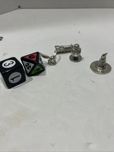 scene it Harry Potter replacement metal mover pawns & dice Hat Owl - Picture 1 of 6
