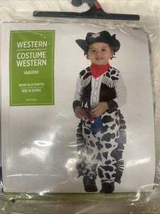 Western Cowboy Sheriff Suit Halloween Infant 18-24 Months Costume - Picture 1 of 2