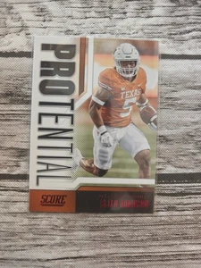 2023 Score - Protential Bijan Robinson #7 Red (RC) - Bild 1 von 2