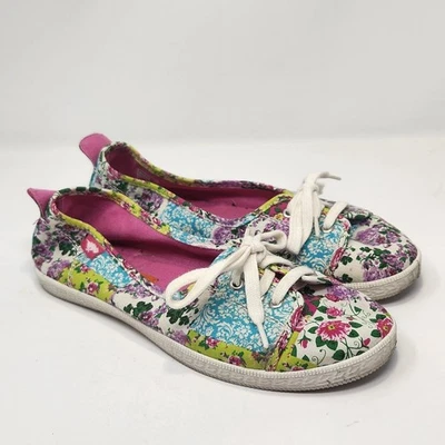 Rocket Dog Floral Print Fabric Slip On Sneakers Casual Shoes Women Size 7.5 M - Imagem 1 de 4