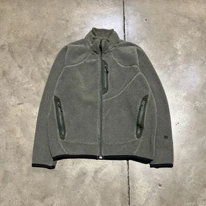 Patagonia MARS R2 Regulator Fleece Mens Medium Green Military Jacket Made In USA - Picture 1 of 10