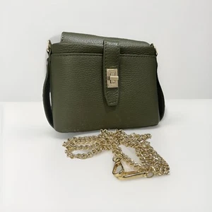 Green Italian Leather Crossbody /Handbag - Picture 1 of 5