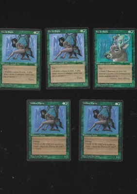 Carte Magic Fée de saule lot de 5 - Photo 1/2