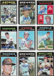 Topps BB 1971 ¡¡Lote firmado de 53 diferentes!! ¡GRANDES AUTÓGRAFOS!! - Imagen 1 de 6