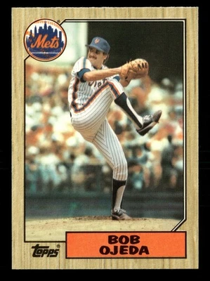 1987 Topps Tiffany GLOSSY #746 Bob Ojeda New York Mets - Image 1 of 2