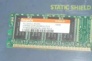 Memory RAM: HYMD232646D8J-D43 [ 256MB ]  - Picture 1 of 9