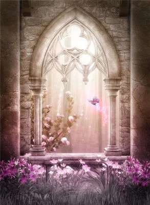 Photography Backdrop Photo Studio Props Romantic Wedding Background Polyester5x7 - Image 1 of 2