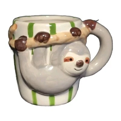 Taza de té de café perezoso Pfaltzgraff 16 oz 3D/elevada Foto 1 de 4