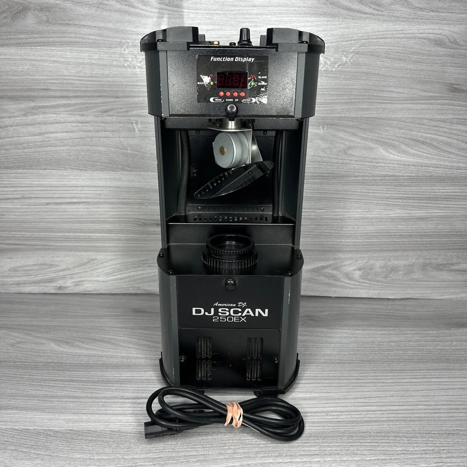 American DJ Scan 250EX DMX Scanner Intelligent Lighting w/ Power Cord - Image 1 of 4