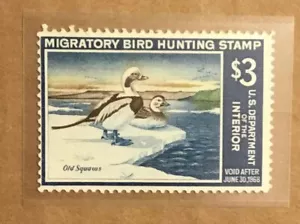 Federal duck stamp RW34 Mint NG F 1967 migratory bird hunting stamp - Picture 1 of 2