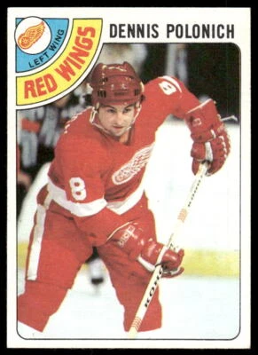 1978-79 Topps #106 Dennis Polonich Detroit Red Wings NM 39314 - Image 1 of 2