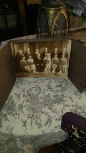 Gorgeous Antique Sepia Wedding Photograph - Picture 1 of 6