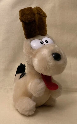 Vintage 80s Dakin Garfield Odie Yellow Puppy Dog Stuffed Animal Plush Toy 6” - Image 1 of 4