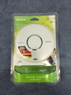 Sony D-FJ041 Walkman Reproductor de CD Portátil Sintonizador AM/FM Música Nuevo en Caja Blanco u-1C Foto 1 de 2