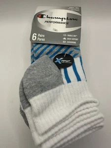 Champion Women's Ankle Socks 6 Pair Performance X-Temp Size 5 - 9 - Picture 1 of 6
