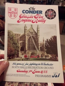 THE CONDER CLASSIC FIRE ENGINE RALLY PROGRAMME. 1988. ( Winchester, Hampshire) - Picture 1 of 6
