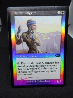 Magic: The Gathering   Foil -  Samite Pilgrim-  Planeshift card 1993-2001 - Image 1 of 2