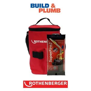 Rothenberger Super-Fire 2 Soldering & Brazing Torch & Hot Carry Bag Plumbers Kit - Imagen 1 de 4