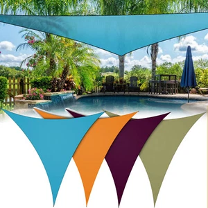 Waterproof Shade Sail Patio Awning Outdoor Garden Pool Sun Canopy Shelter Cover - Picture 1 of 18