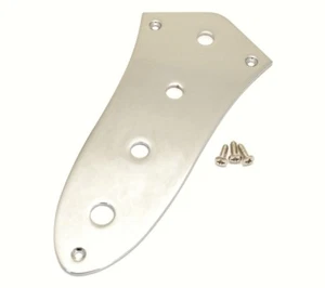 Nickel-Finish Mini Pot Control Plate für Import Fender Jazz/J Bass® CP-JBI-N - Bild 1 von 1