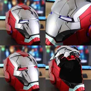 Casco Autoking Iron Man MK5 1/1 Máscara Controlada por Voz Prop Regalos para el Día del Niño - Imagen 1 de 19