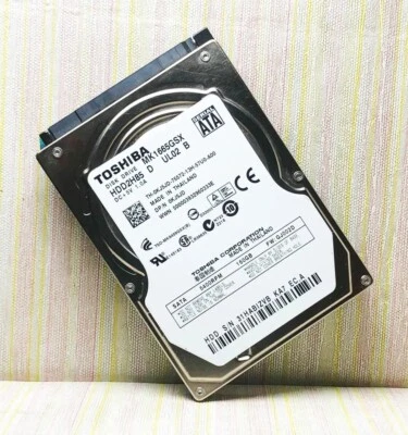 TOSHIBA 160 GB 5400 RPM SATA 2.5" (MK1665GSX) Internal Hard Drive HDD - Image 1 of 2