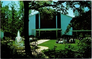 Auditorium Baptist Assembly Shocco Springs Talladega Alabama Postcard 1965 - Picture 1 of 2