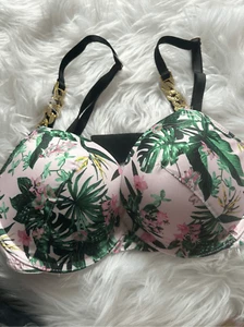 Victoria’s Secret push-up bra, flowery design size 32C very sexy - Picture 1 of 3