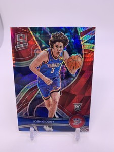 2021-22 Panini Spectra Variation Asia Red Prizm Josh Giddey Rookie RC