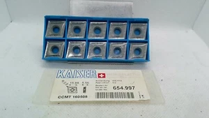 (10 insertos) Big Kaiser CCMT160508, CCMT 160508, Mfr# 654.997 - Imagen 1 de 1
