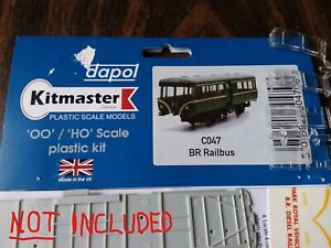 MOTOR KIT to fit the Dapol / Kitmaster C047/ C47 BR Rail Bus Kit, (OO scale) 