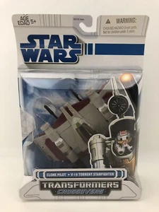 Star Wars Transformers Crossover Clone Pilot V19 Torrent Starfighter 2008 Hasbro - Bild 1 von 7