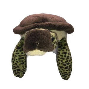 Peluche Wild Republic Sea Turtle 15 pulgadas 2010 K & M International verde marrón - Imagen 1 de 9