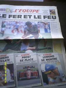 2 JOURNAUX L EQUIPE FINALE COUPE Du MONDE 1990 ARGENTINE ALLEMAGNE MARADONA - Picture 1 of 4