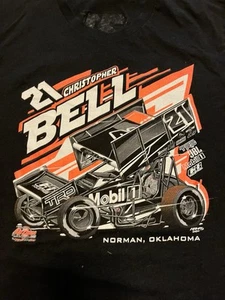 Christopher Bell #21 SPRINT CAR RACING T-Shirt 2XL XX NORMAN, CALIFORNIA - Picture 1 of 10
