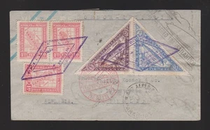 Brief Paraguay Mi.3x 287, 398, 401 mit Luftschiff Zeppelin LZ127 von 1932 - Bild 1 von 2