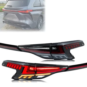 LED Tail Lights for Toyota Sienna 2020-2026 Clear Rear Middle Lamps Assembly - Picture 1 of 5