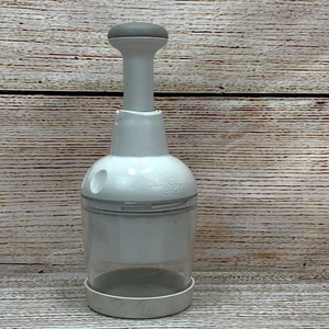 Pampered Chef Food Chopper Dicer Kitchen Gadget Gray White #2585 - Picture 1 of 7