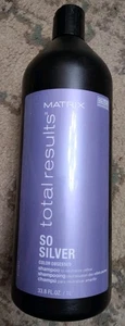 Matrix So Silber Lila Shampoo für blondes und graues Haar 33,8 Unzen/1 L - Bild 1 von 5