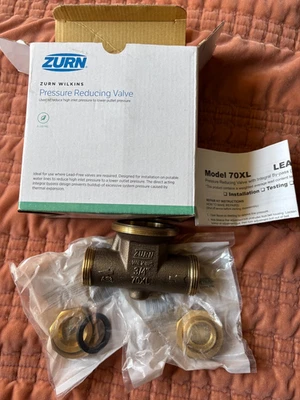 Zurn Wilkins 34-70XLDU 3/4 inch Pressure Reducing Valve Double Union PARTS ONLY! - Image 1 of 4