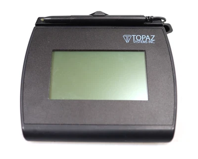 Almohadilla de firma electrónica Topaz SignatureGem T-LBK755SE-BHSB-R 4x3 Foto 1 de 4