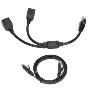 RJ45 Ethernet Adapter Cable Extension Function 1 To 2 Port Excellent Connect SAL - Afbeelding 1 van 22