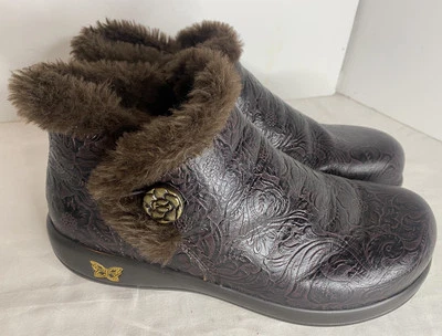 Botas Alegria Meri Cuero Marrón Tooled Imitación Piel MER-422 Mujer Talla EU 40 US 8.5 Foto 1 de 4