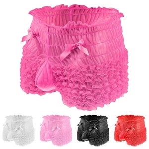 Herren Höschen Tangas Unterhose Bugle Pouch bequem Kostüm Crossdress - Bild 1 von 26