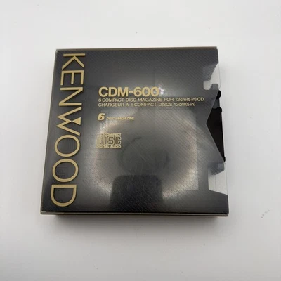 Cargador de disco compacto Kenwood CDM-600 genuino tiene capacidad para 6 discos - usado Foto 1 de 4