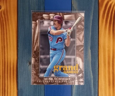 2024 Topps Series 1 #GOG-5 "Grand Gamers" Mike Schmidt (NM+) (HOF) - Image 1 of 2