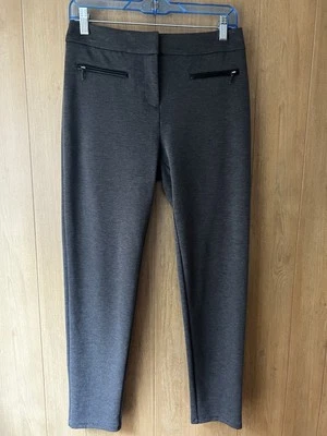 Apt.9 Modern Fit Size 8, Black Ponte Knit Skinny Leg Pants - Imagem 1 de 4